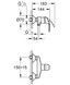 Набор смесителей GROHE Eurosmart 123576 (27853001+33265002+33555002)