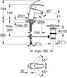 Набор смесителей GROHE Eurosmart 123576 (27853001+33265002+33555002)