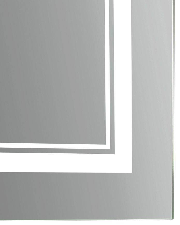 Дзеркало Qtap Cardinal 800х1200 прямокутне з LED-підсвічуванням Touch, з антизапотіванням, з димером, рег. темп. кольору (3000-6500K) QT0478C12080