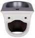 Біде підвісне QTAP Virgo 485х345х365 Matt black QT1855051FMB - QT1855051FMB - 4
