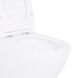 Унитаз подвесной Qtap Robin New Ultra Quiet сиденье Slim Duroplast/Soft-close/Quick relase QT13332381АSW белый - QT13332381АSW - 5