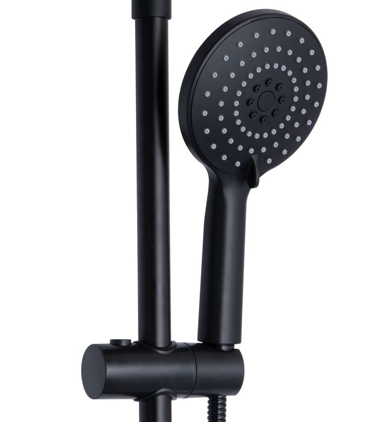Душова система Lidz Latwa 1030 з виливом Black LDLAT1030BLA45422 - LDLAT1030BLA45422