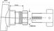 Муфта (врезка в трубу) McALPINE для канализационных труб 110/50 мм с гайкой (компрессионное соединение) BOSSCONN110-50-GR
