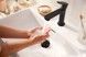 Смеситель для раковины HANSGROHE Rebris S 110 CoolStart черный матовый 72519670 с донным клапаном - 72519670 - 3