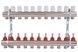 Колектор з витратомірами Thermo Alliance Standart 1" 11 виходів 3/4" SD235W11 латунь - SD235W11 - 3