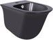 Біде підвісне QTAP Virgo 485х345х365 Matt black QT1855051FMB - QT1855051FMB - 1