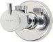 Кран угловой HANSGROHE S G 1/2х3/8 Chrome 13901000 хром