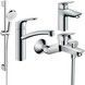 Набор смесителей HANSGROHE EcoSmart 4 в 1 (71104000+71400000+26534400+31806000) 20200012