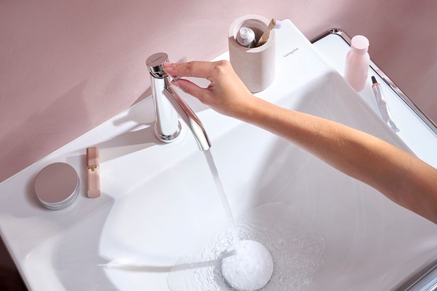 Змішувач для раковини HANSGROHE Tecturis S 110 EcoSmart+ Chrome 73311000 хром - 73311000