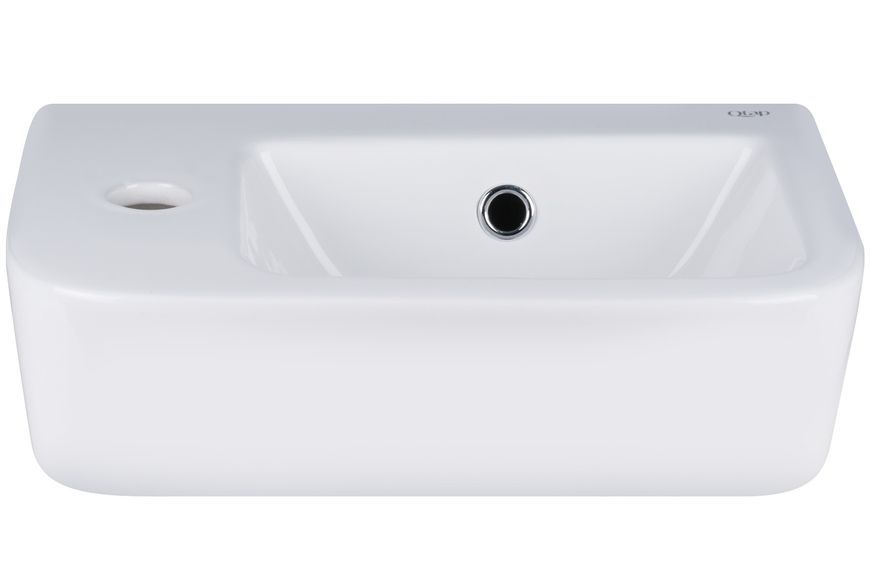 Раковина QTAP Tern 375х245х135 White з донним клапаном QT171110100LW - QT171110100LW