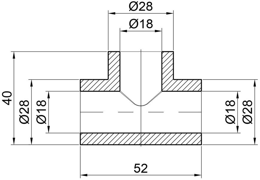 Трійник PPR ALFA PLAST 20 APEQTE20XXX - APEQTE20XXX