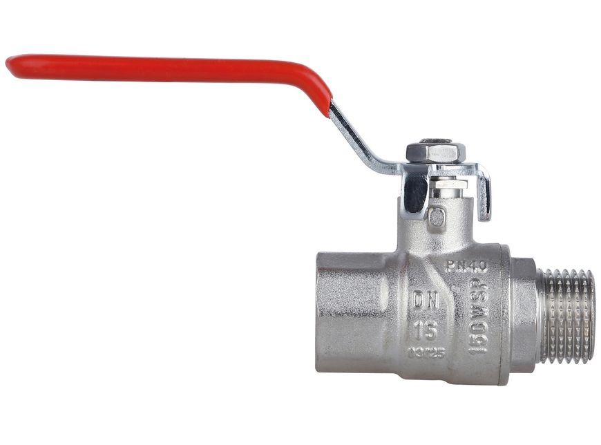 Кран кульовий прямий Thermo Alliance Forte 1/2" ВЗ для води PN40 (важіль) SF605W15 - SF605W15