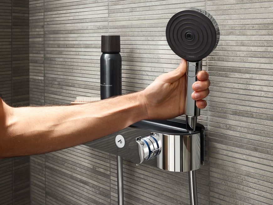 Душова система HANSGROHE Pulsify Select S 105 3jet Relaxation з термостатом 24270000 хром - 24270000
