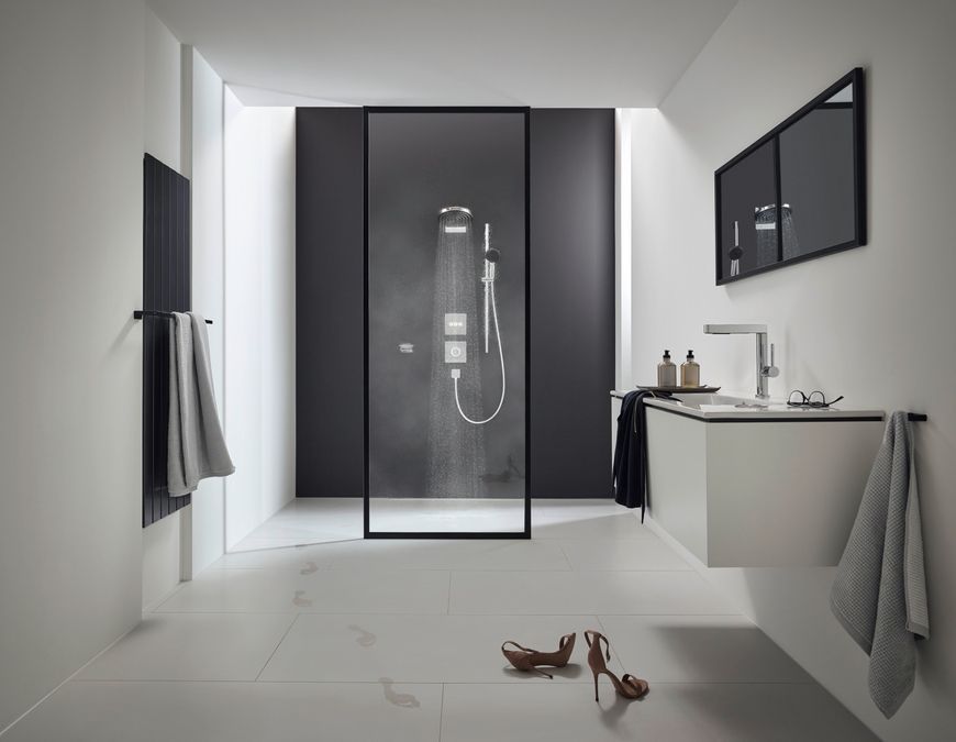 Смеситель для раковины HANSGROHE Finoris 230 2jet выдвижной излив Chrome 76063000 хром с д/к push-open - 76063000
