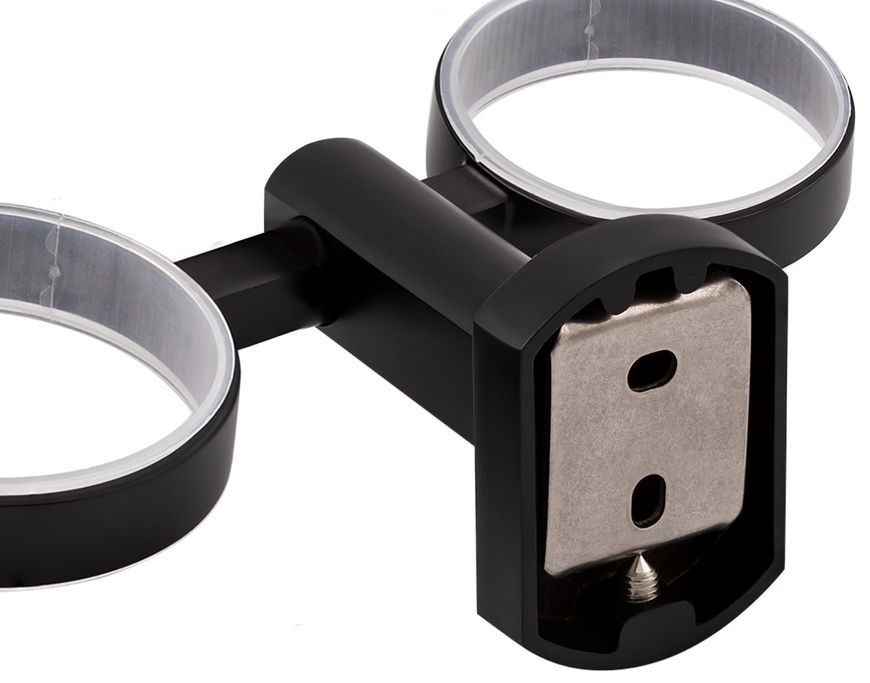 Стакан подвійний QTAP Liberty BLM 1155 чорний матовий