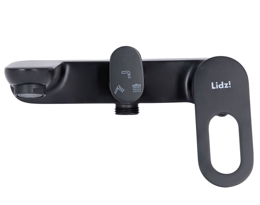 Душова система Lidz Latwa 1030 з виливом Black LDLAT1030BLA45422 - LDLAT1030BLA45422