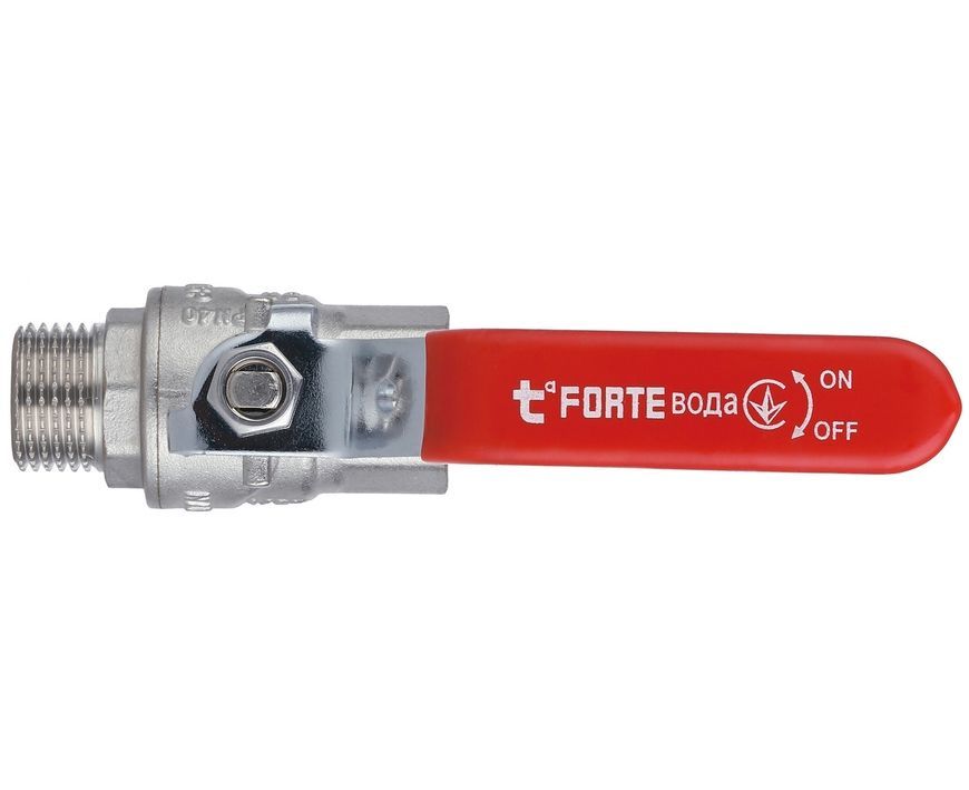 Кран кульовий прямий Thermo Alliance Forte 1/2" ВЗ для води PN40 (важіль) SF605W15 - SF605W15
