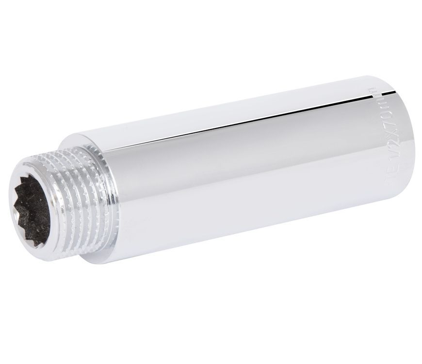 Удлинитель латунный хромированный Thermo Alliance Forte 1/2" ВРх1/2" НР, 70 мм TAF1301570