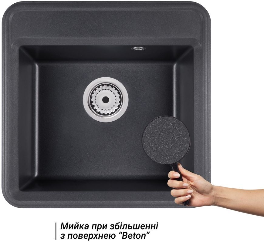 Кухонная мойка QTAP CS 5151 Beton (QTCS5151BET) - QTCS5151BET