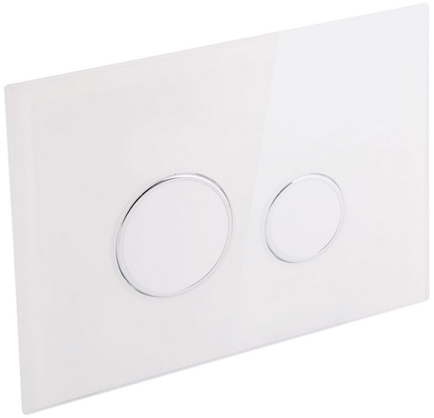 Набор инсталляция 4 в 1 QTAP Nest ST с круглой панелью смыва QT0133M425V1164GW - QT0133M425V1164GW