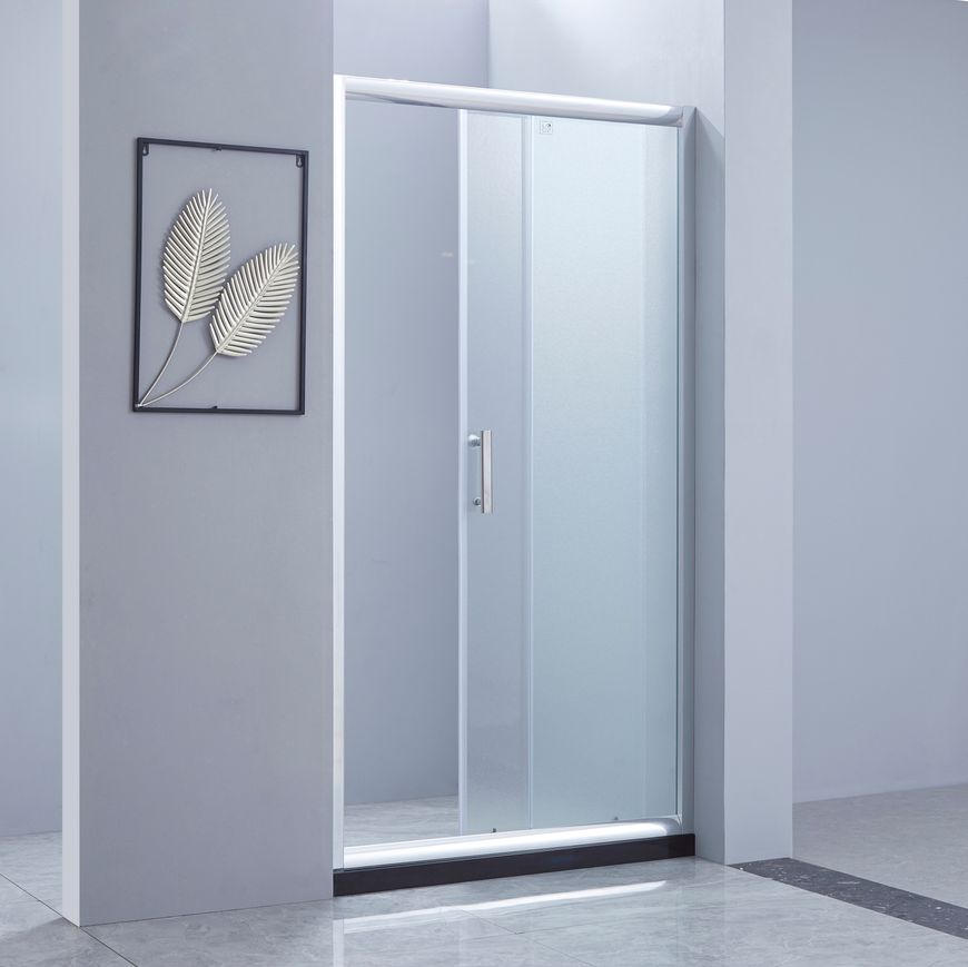 Душові двері LIDZ ŻYCIE 90x185, скло Frost 5 мм, розсувні - LZSD90185CRMFR
