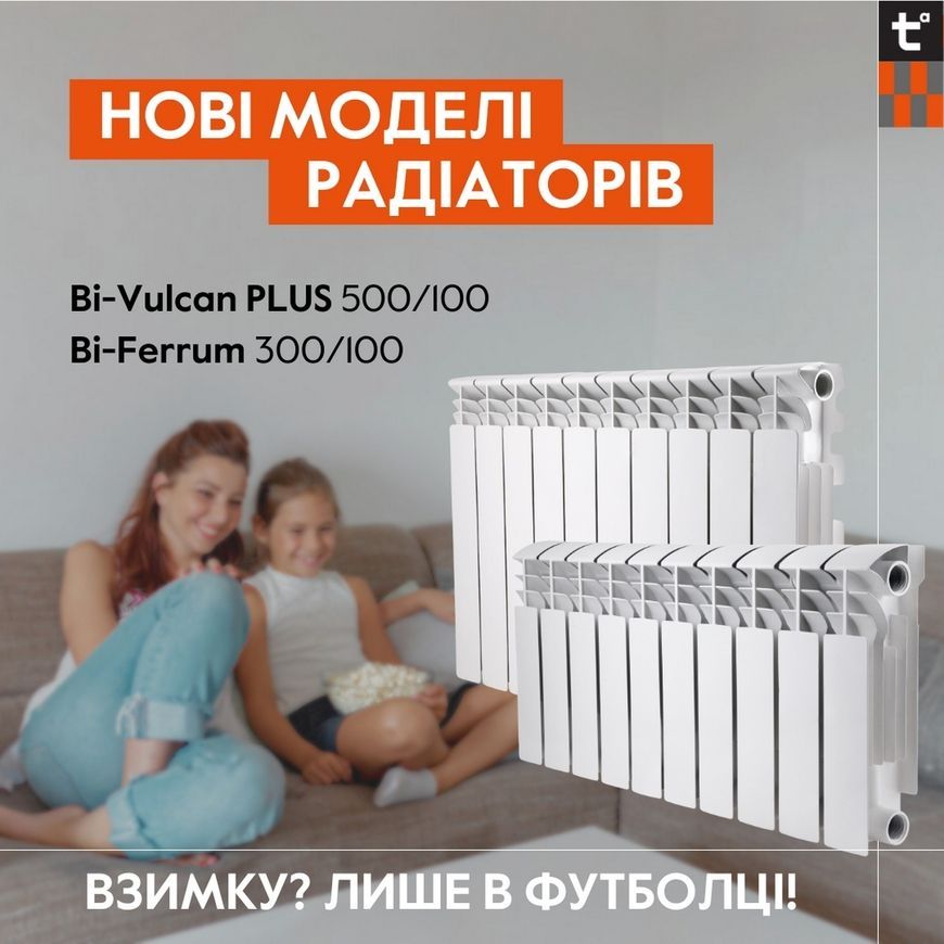 Радиатор биметаллический Thermo Alliance Bi-Ferrum 300/100 1,15 кг F300100B - F300100B
