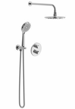 Термостатична душова система прихованого монтажу Imprese Kucera 2 функції t04803401SRC хром - t04803401SRC