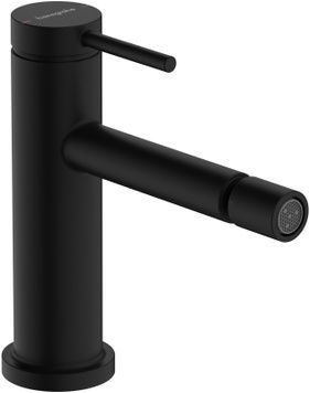 Змішувач для біде HANSGROHE Tecturis S Matt Black 73201670 чорний матовий з донним клапаном pop-up - 73201670