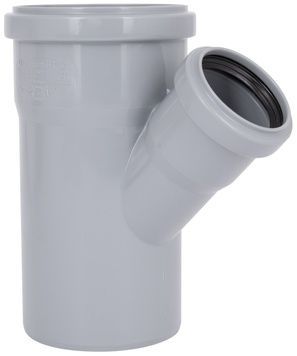 Тройник канализационный Ostendorf-OSMA HT-System PLUS d90/90/50&times;45&deg; SD00057558
