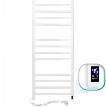 Полотенцесушитель электрический NAVIN Loft 500х1200 Sensor таймер регулятор левый белый 12-143153-5012 - 12-143153-5012