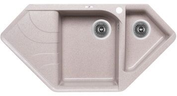 Кухонна мийка LIDZ з додатковою чашею 1000x500/225 MAR-07 (LIDZMAR071000500225) - LIDZMAR071000500225