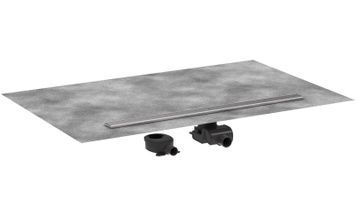 Трап душевой HANSGROHE RainDrain Allround 1000 мм Brushed Stainless Steel 56189800 нержавеющая сталь - 56189800