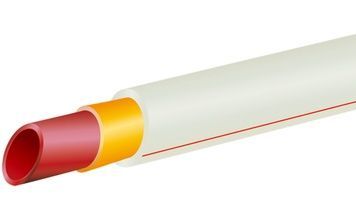 Труба поліпропіленова PPR Blue Ocean FIBER-G армована скловолокном 20х2,8 3,9 м SDR 7,4 PN20 BOFGHW20XXXXX - BOFGHW20XXXXX