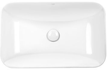 Раковина QTAP Scorpio 610х380х150 White з донним клапаном QT1411K491W - QT1411K491W