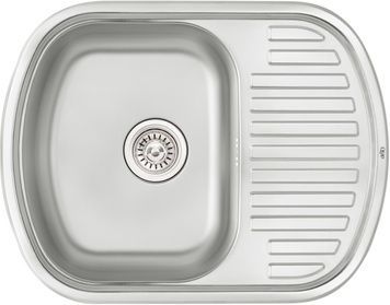 Кухонна мийка QTAP 6349 Satin 0,8 мм (175) - QT6349SAT08