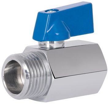 Кран кульовий прямий міні Thermo Alliance Standart 1/2" ВЗ латунь SD188W15 - SD188W15