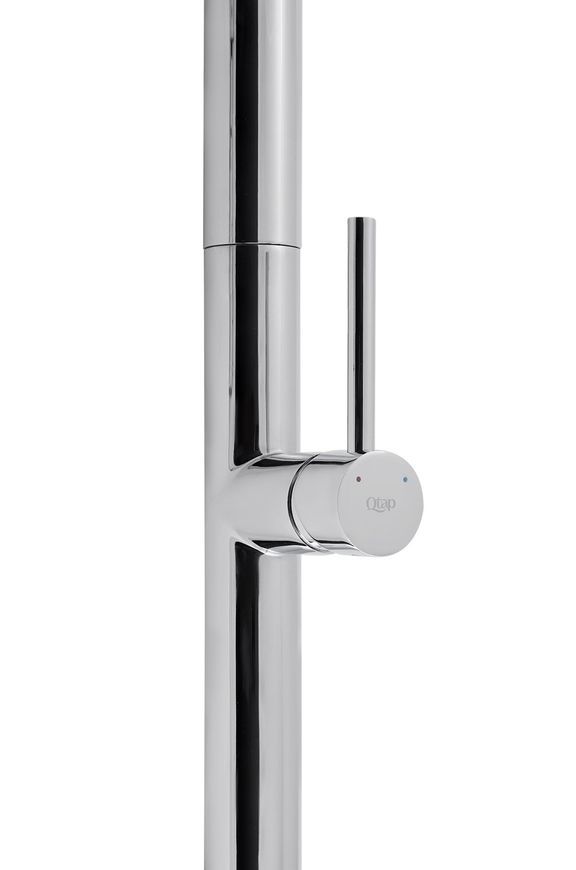 Змішувач для кухні Qtap Lenicka з висувним виливом Chrome QTLEN9138103UC - QTLEN9138103UC