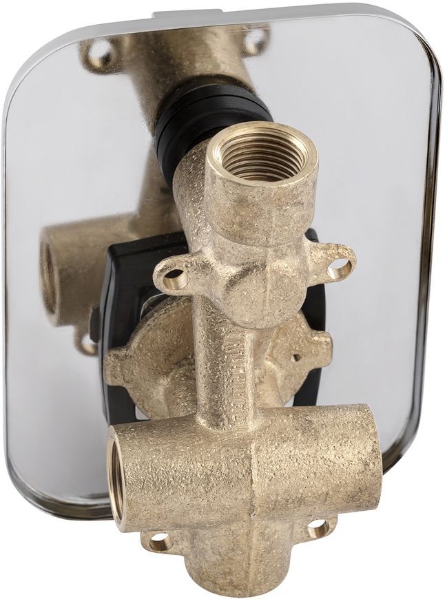 Смеситель для душа QTAP N&aacute;měst&iacute; 6225102NC встроенный с переключателем - QTNAM6225102NC