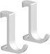 Гачок для рушників HANSGROHE WallStoris slim 2 штуки Matt White 27929700 білий матовий
