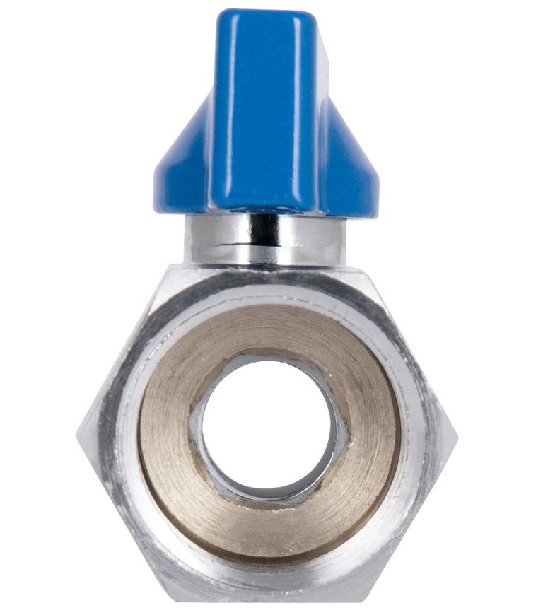 Кран кульовий прямий міні Thermo Alliance Standart 1/2" ВЗ латунь SD188W15 - SD188W15