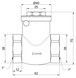 Зворотний клапан пелюстковий низького тиску Thermo Alliance Standart 1" ВР латунь SD242W25 - SD242W25 - 2