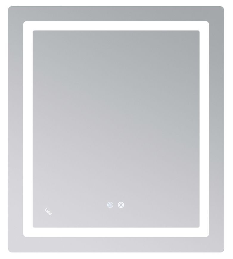 Зеркало Lidz Kubis KU2 700&times;800 мм с LED-подсветкой Touch, с антизапотеванием, с диммером, рег. яркости LD78LF904708048447