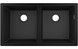 Кухонна мийка HANSGROHE S510-U770 під стільницю 820х450 на дві чаші 370/370 Graphiteblack чорний графіт 43434170 - 43434170 - 1