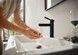Смеситель для раковины HANSGROHE Finoris 110 Matt Black 76023670 черный матовый с донным клапаном push-open - 76023670 - 4