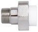 Муфта американка полипропиленовая PPR Blue Ocean "Белый" латунь 25х3/4" НР SD00042216 - SD00042216 - 4