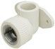 Уголок PPR BLUE OCEAN настенный с креплением 25х1/2", 90&deg; ВР BOITE12501XXX - BOITE12501XXX - 1