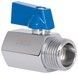 Кран кульовий прямий міні Thermo Alliance Standart 1/2" ВЗ латунь SD188W15 - SD188W15 - 3