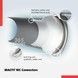 Каналізаційне підключення еластичне McALPINE 140 мм 97-107/110 мм MAC1-EXS