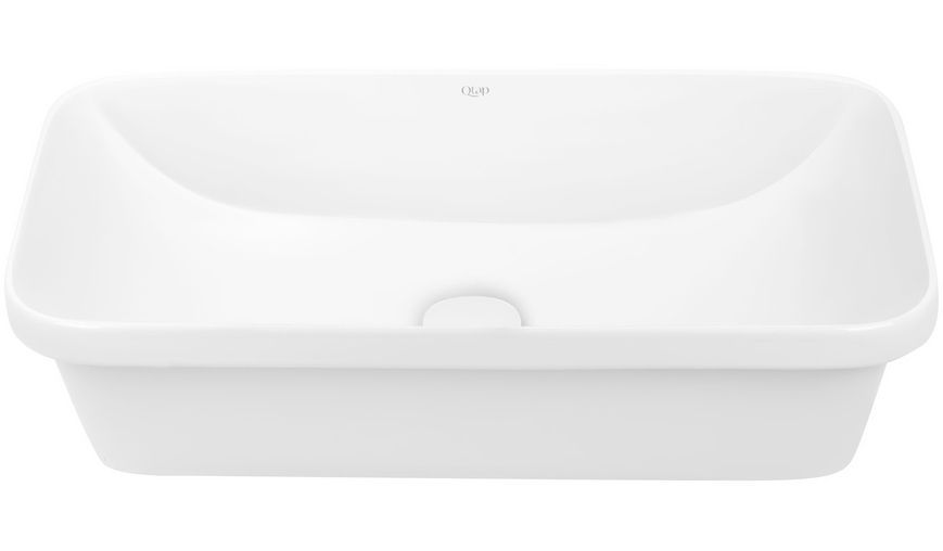 Раковина QTAP Scorpio 610х380х150 White с донным клапаном QT1411K491W - QT1411K491W