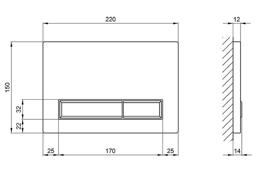 Набор QTAP инсталляция 4 в 1 с панелью смыва Nest (QT0133M425 + QT0111M08V1091MB) + унитаз с сиденьем Robin QT13332141ERMB - QT044RO42592